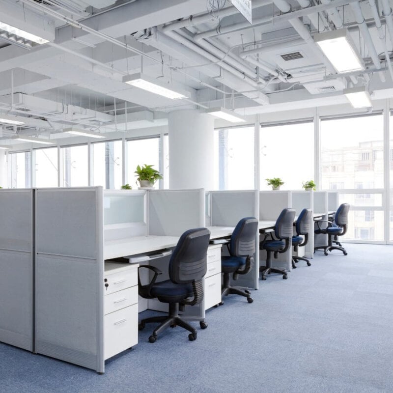 Clean carpets - all office