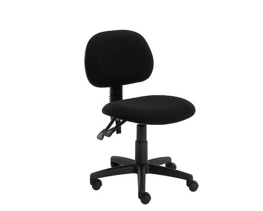 Econo Typist Mid Back Fabric Chair on a white background