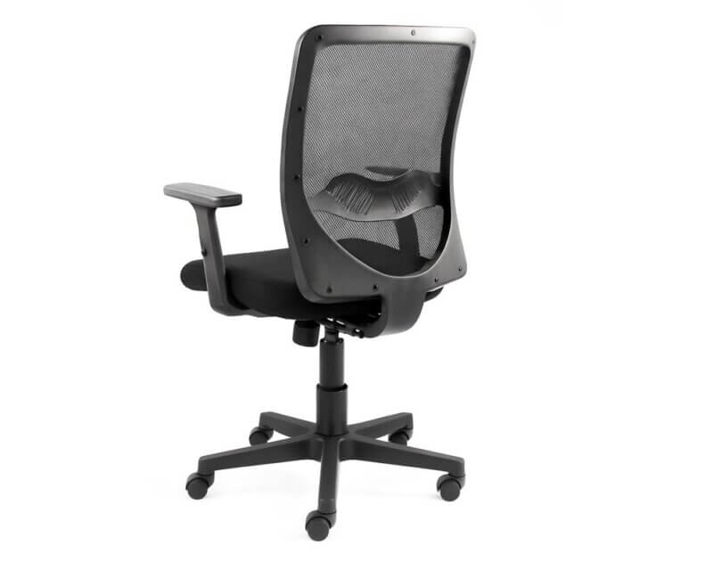 Series 310 Medium Back: Series 310 Medium Back Operators Chair in black with ergonomic support and sleek styling.